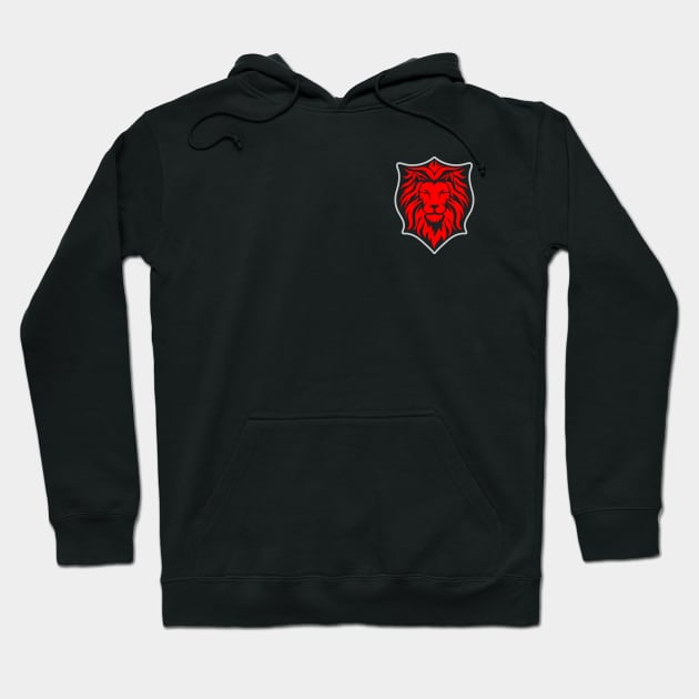 Lion Soccer Club - Pocket Logo Hoodie by SweetPaul Entertainment 